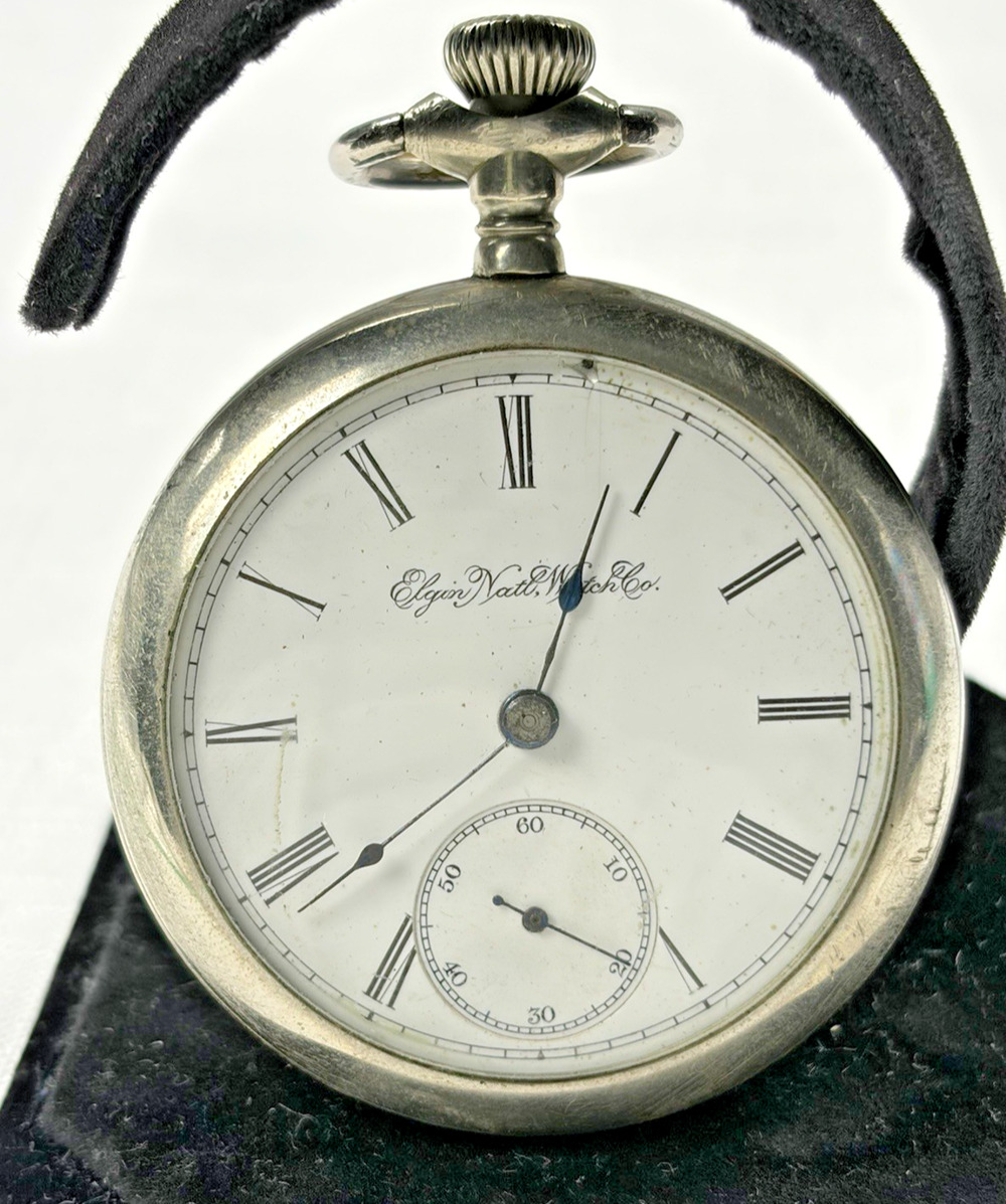 VINTAGE 7 Jewels, 18s ELGIN POCKET WATCH GRADE 73 - Not Running - FROM 1898